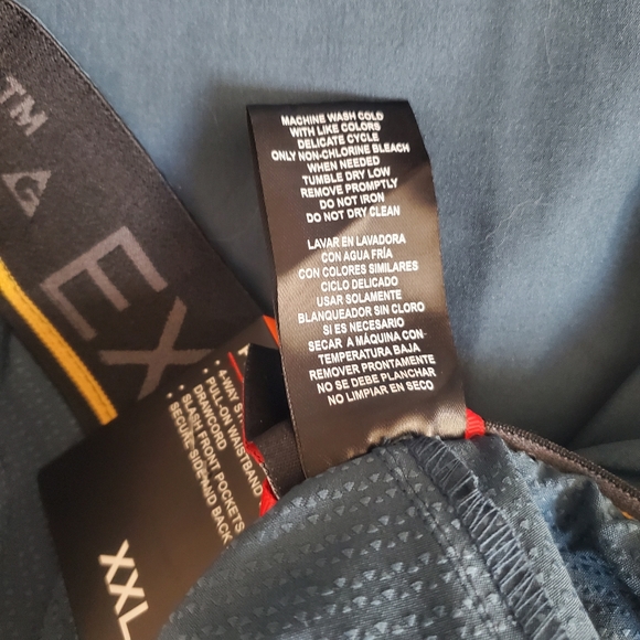 Men’s Gerry 4 Way Stretch Drawcord Pull-On Trail Shorts Blue Size XXL NWT - Picture 7 of 7